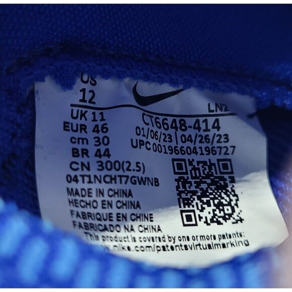 Nike Alpha Menace Elite 3 Football Cleats CT6648-414 - Picture 16 of 16